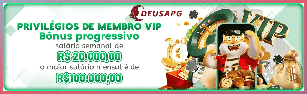 DEUSAPG bônus — cashback 15 por cento e níveis VIP